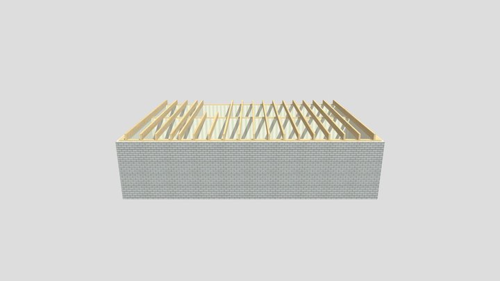 Балки перекрытия 3D Model