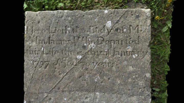 John James (1720-97) Grave-Stone, Birr