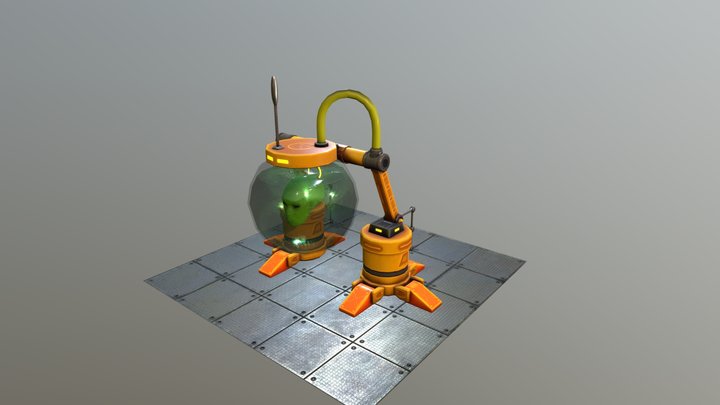 Aliean mecha robot 49 3D Model