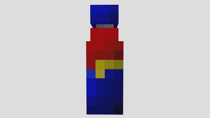 Minecraft Door spray 3D Model
