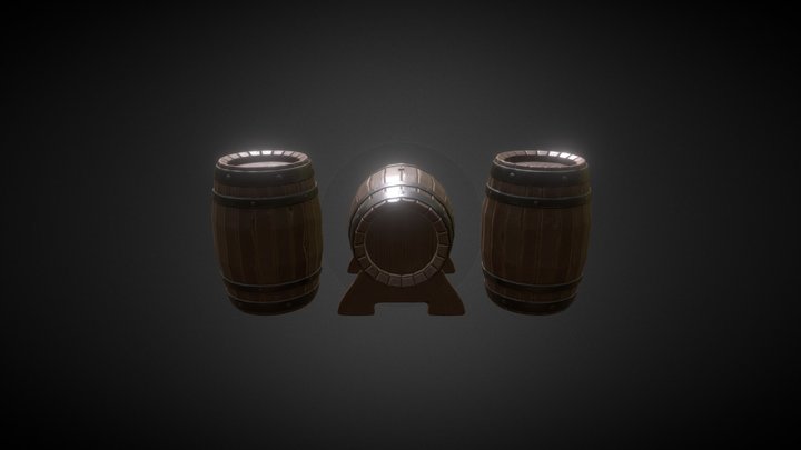 Barrels 3D Model