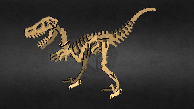 Velociraptor ProMaxi 3D Model