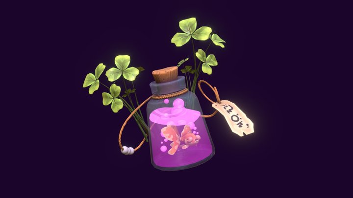 Fish Potion 3D Model