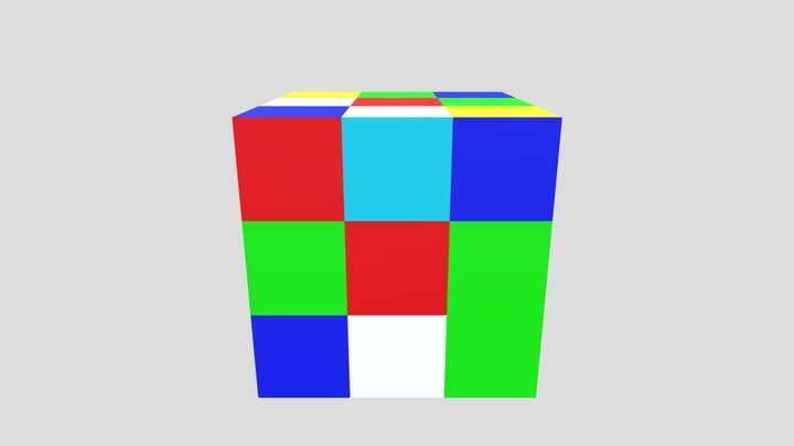 Rubik's Cube 3D Model