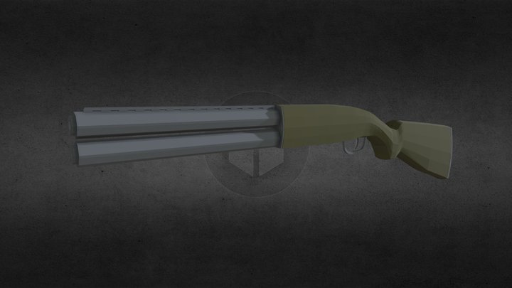 Shotgun Rifle 3D Model