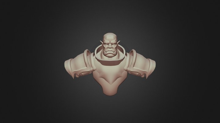 低模雕塑 3D Model