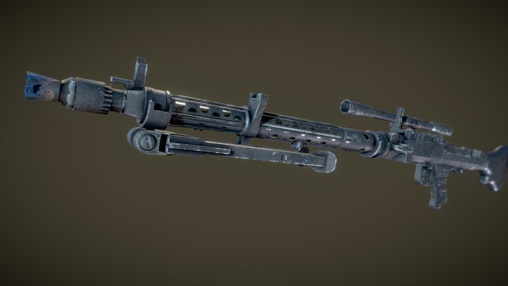 DLT-19 Blaster Rifle (modified)  |  DLT-19S 3D Model