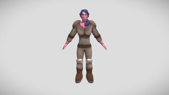 Portfolio work 3D character Model 3D Model