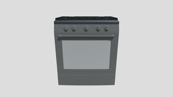 Kitchen Range 3D Model