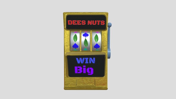 Slot Machine_ Gold 3D Model