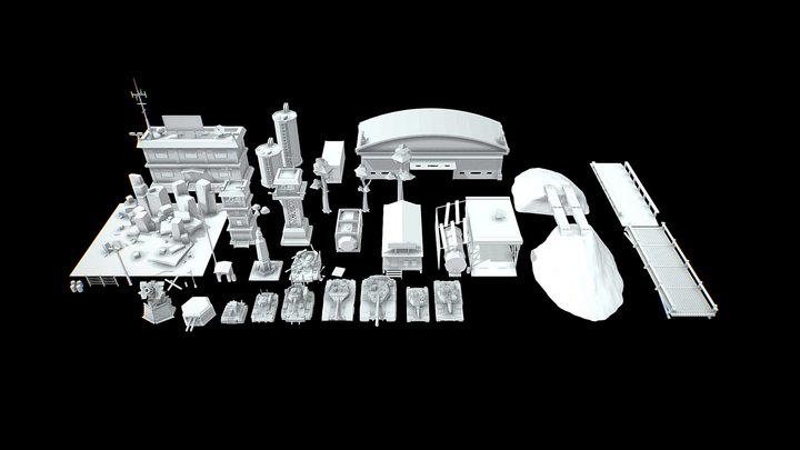 3D Game Kit 3D Model