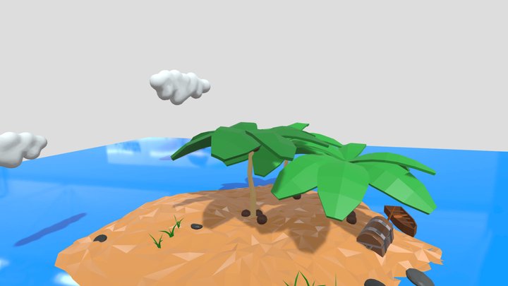 3d Island 3D Model