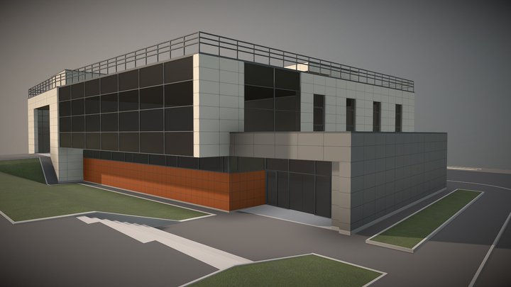Торговый комплекс 3D Model