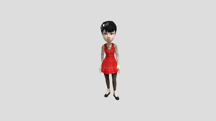 Standing Idle 3D Model