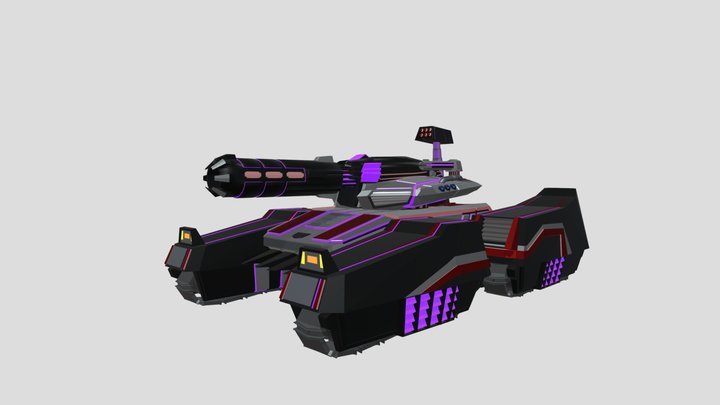 Megatron Tank (Custom Tank) 3D Model