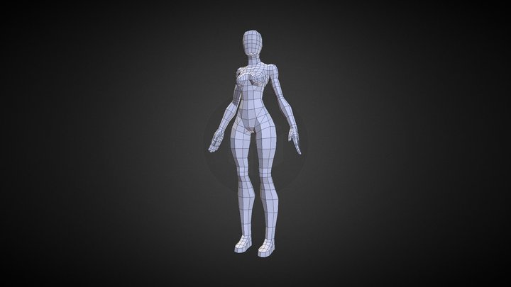 Girl mesh (wip) 3D Model