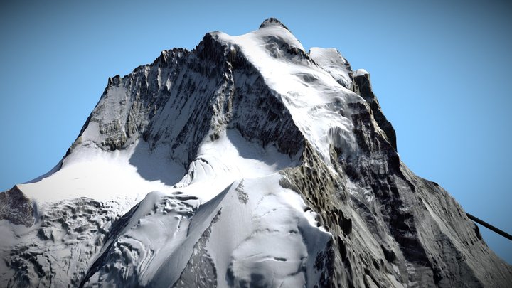 Jungfrau 3D Model