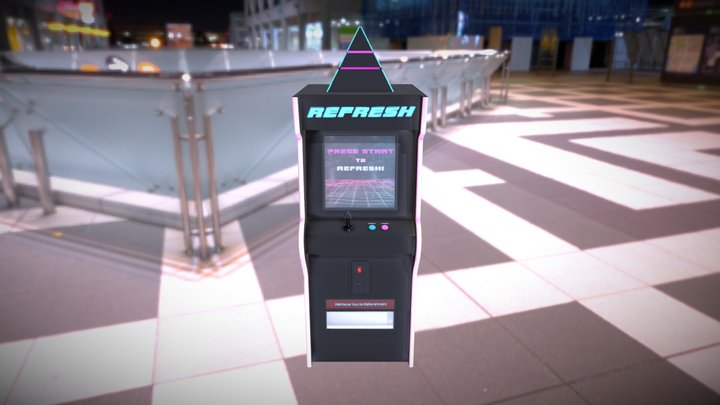 Vending Machine (Arcade Machine) 3D Model