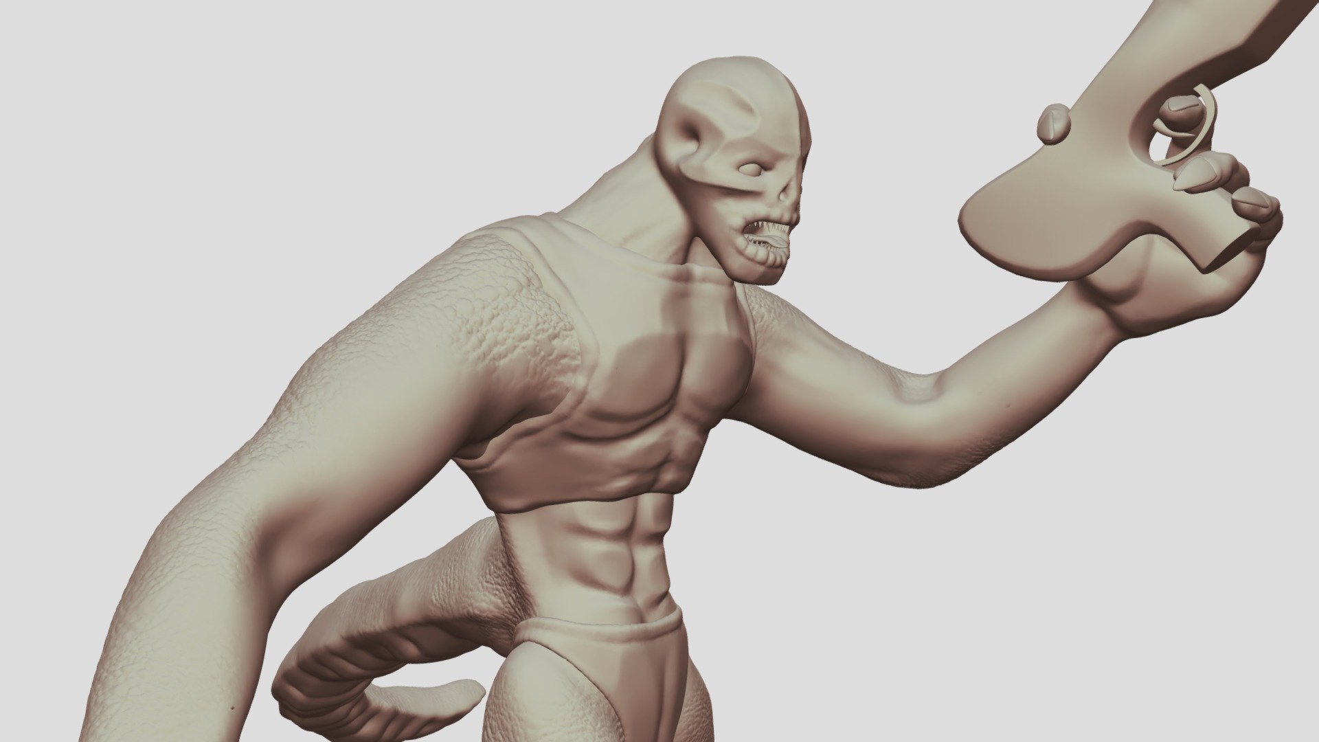 Lizardman - 3D model by Thomas Mason (@ThomasMason) [6fd980a] - Sketchfab
