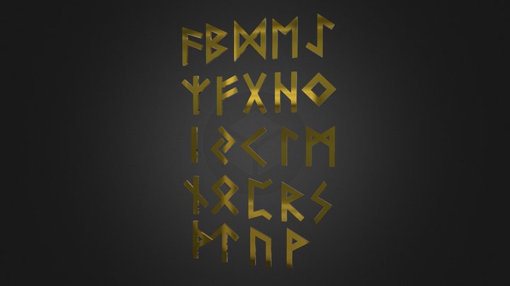Viking/Norse Runes – Modello 3D gratuito STL