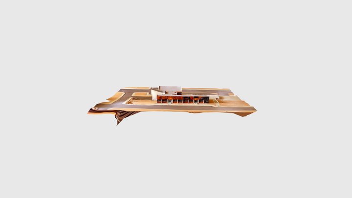 Djúpið head office. 3D Model