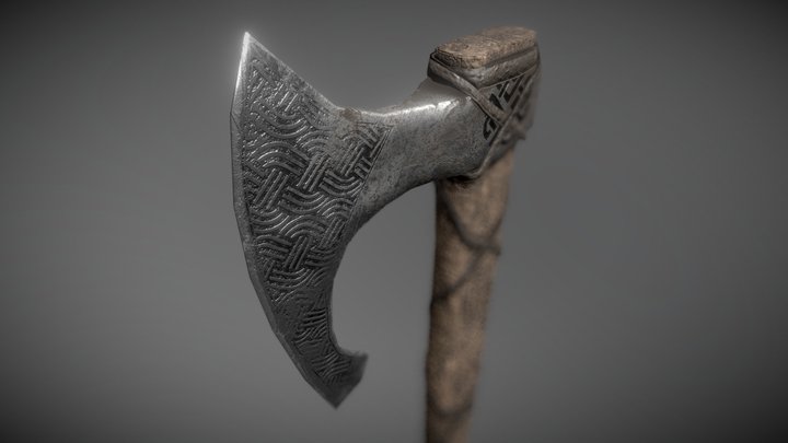 Viking Axe 3D Model