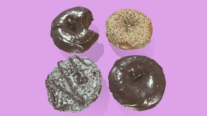 Doughnut Pack – Free 3D Model STL