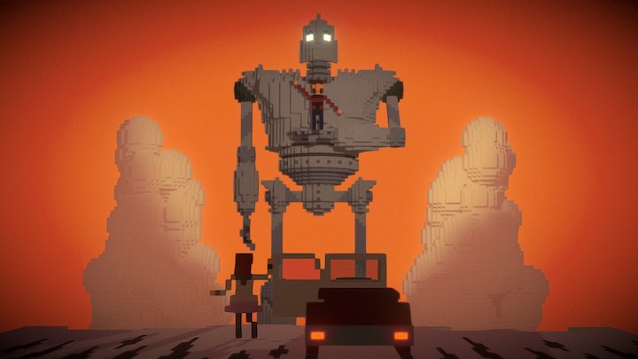 The Iron Giant - The Robots are Coming! 3D Model