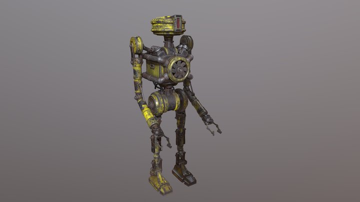 Old Robot 3D Model