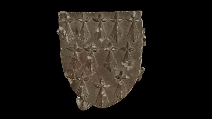 Clef de voûte, collégiale Notre-Dame de Nantes? 3D Model
