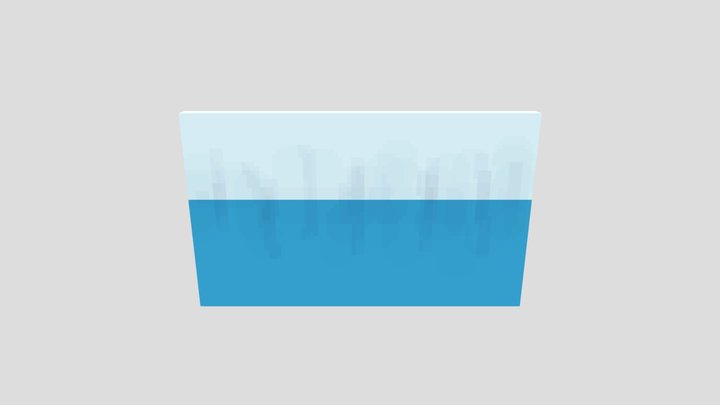 Decoration - Shelf on a wall 3D Model