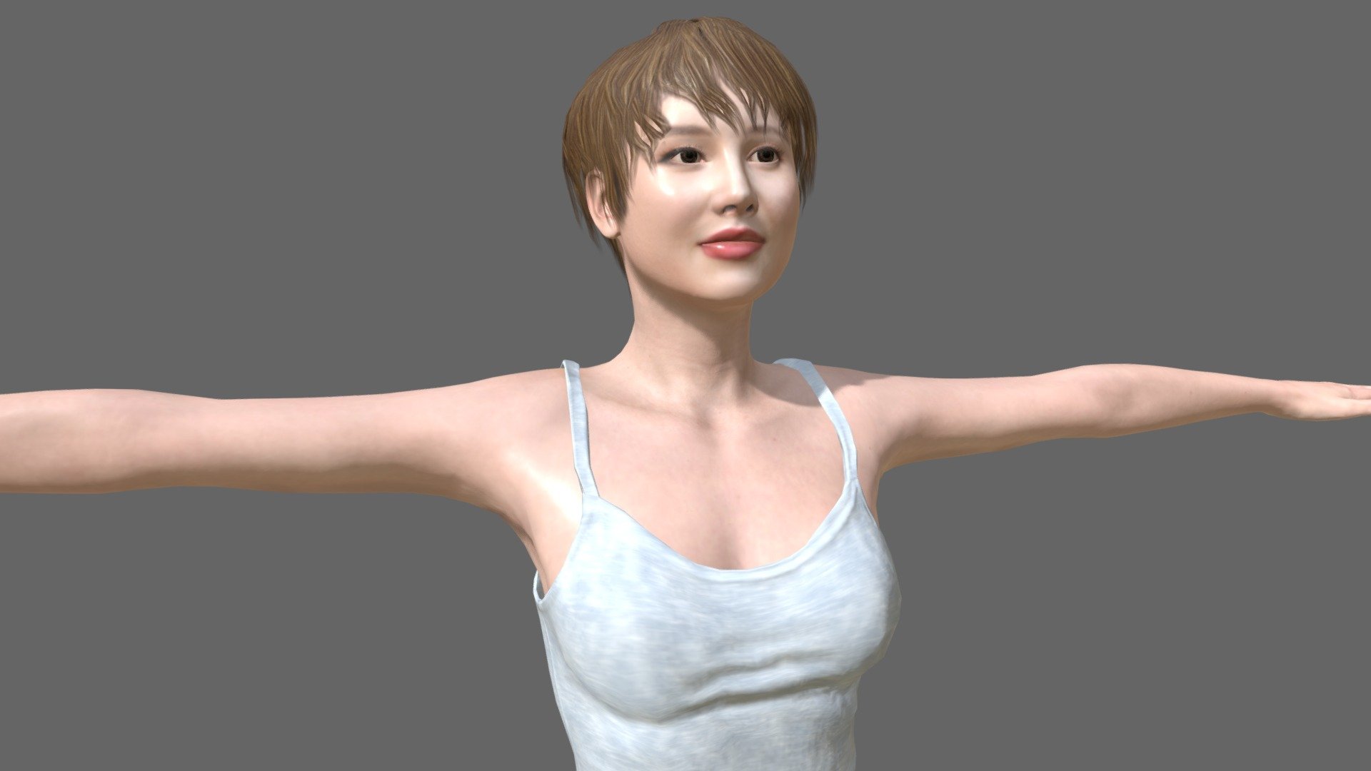 Asian Girl 3d Model By Riverofcreative [6fdcbd9] Sketchfab