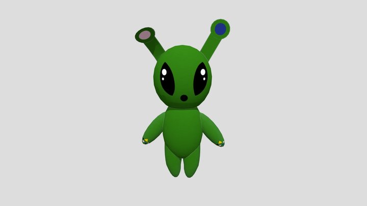 alien plush 3D Model