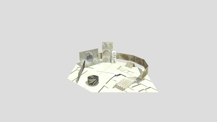 INDA 1 D2 Liva Nut Texturemodel 3D Model