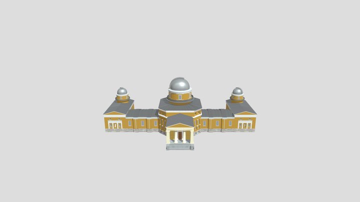 Пулковская Обсерватория 3D Model