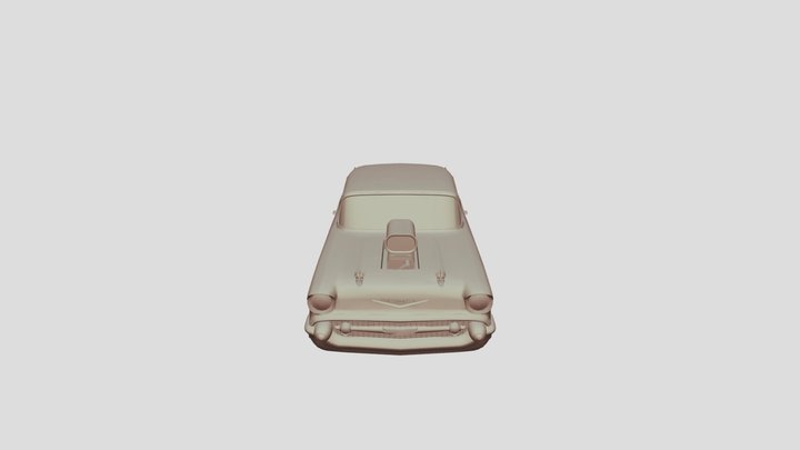 Chevy Bel Air 1957 tuned for 3D-printing