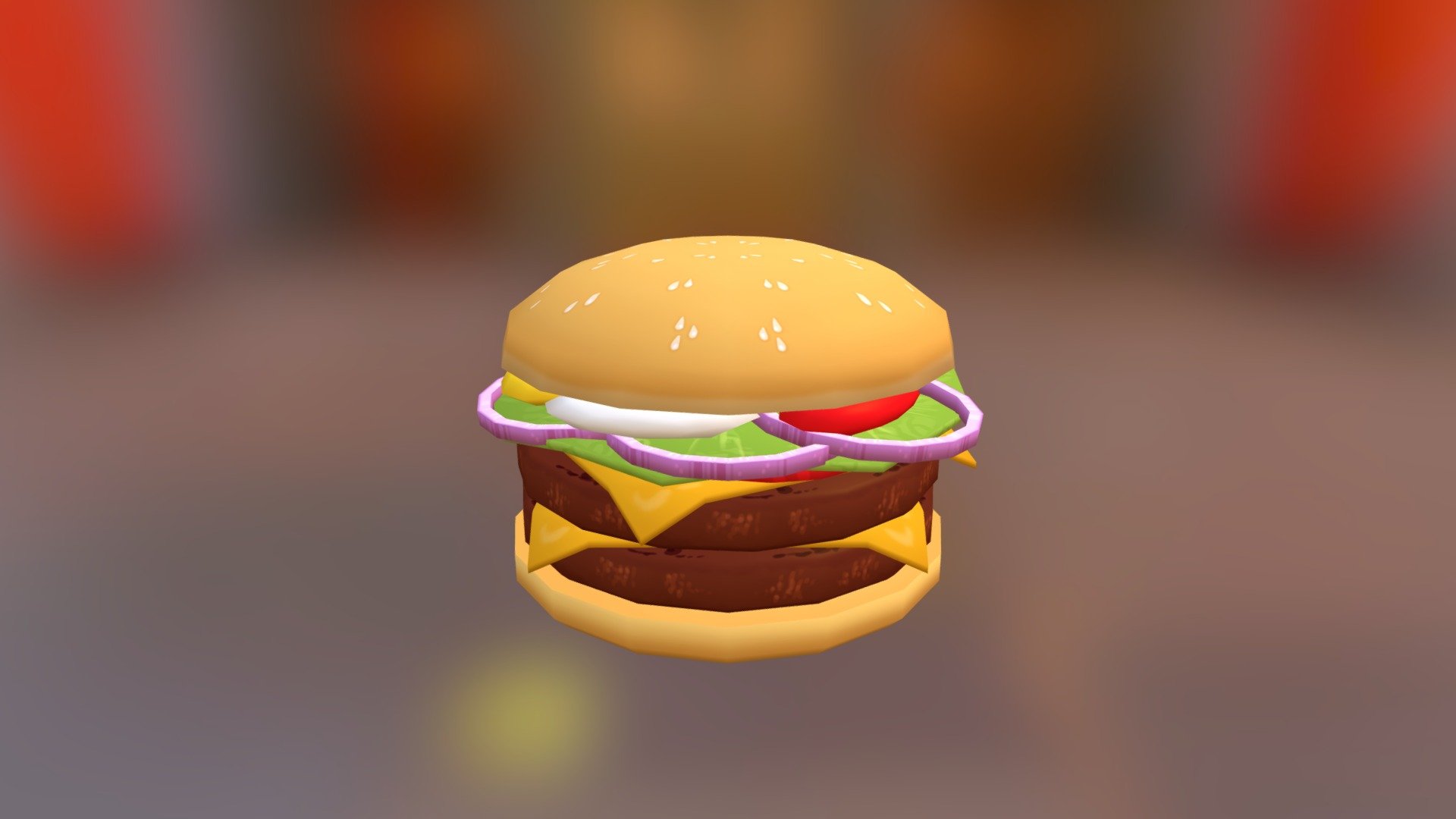 Cheeseburger, Cheeseburger! - 3D Model By Nicole "CmdrSpaceCat" Rusk ...