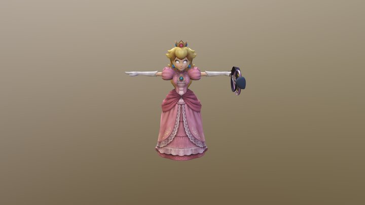 Peach - Super Smash Bros. Brawl 3D Model
