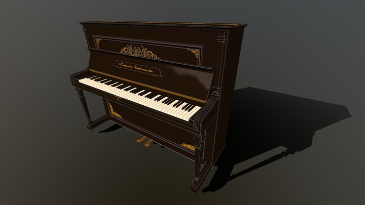 Piano 3D Model
