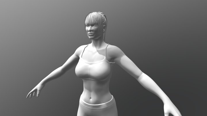 Zendaya Model 3D Model