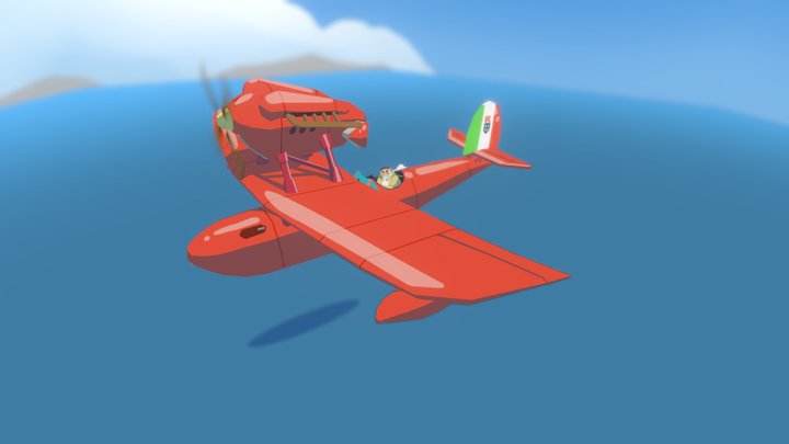 Porco Rosso 3D Model