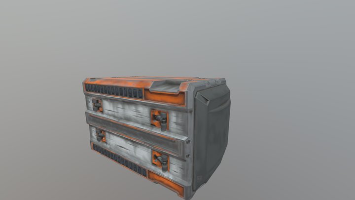 Cargo Container 3D Model