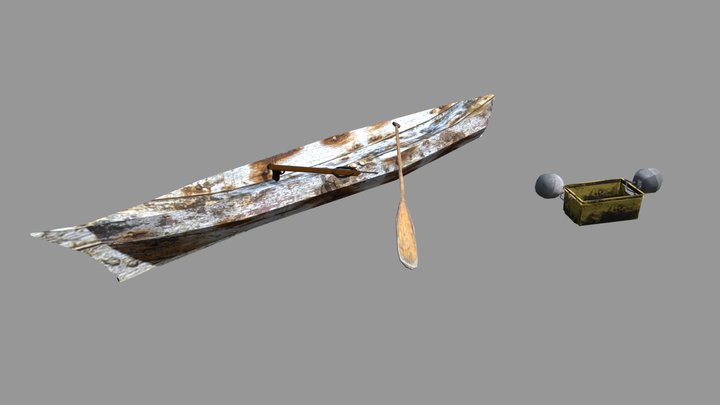 By The Ocean - Texture 2 More detailed props 3D Model