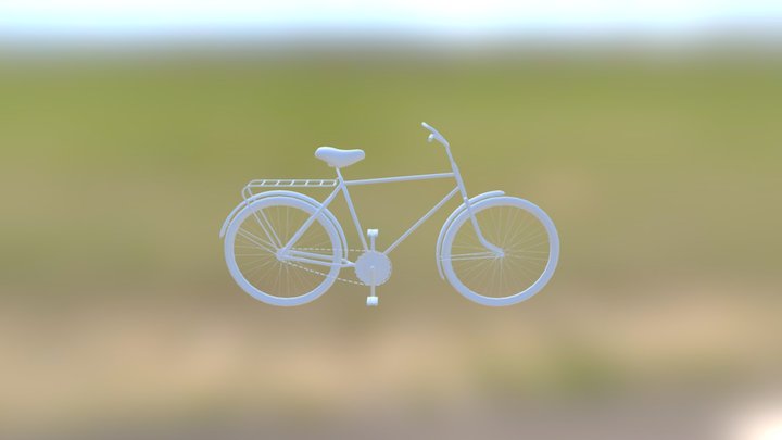 Old bycicle 3D Model