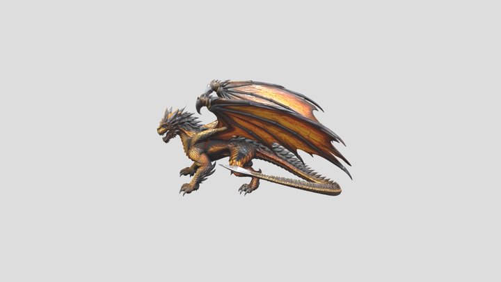 Bronze Winged Dragon Hi3D vs Meshy vs SupaVoxel