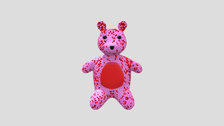Heart Bear 3D Model