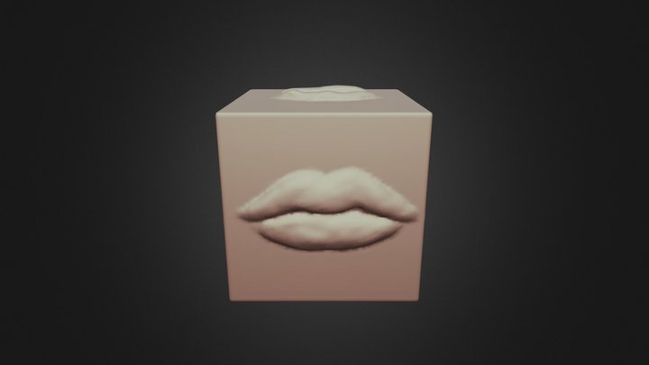 Lip Cube 3D Model