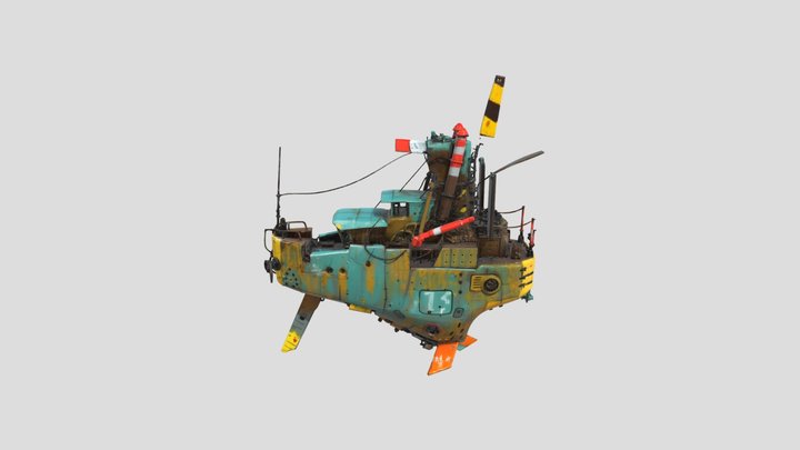 Skyward Vessel 3D Model