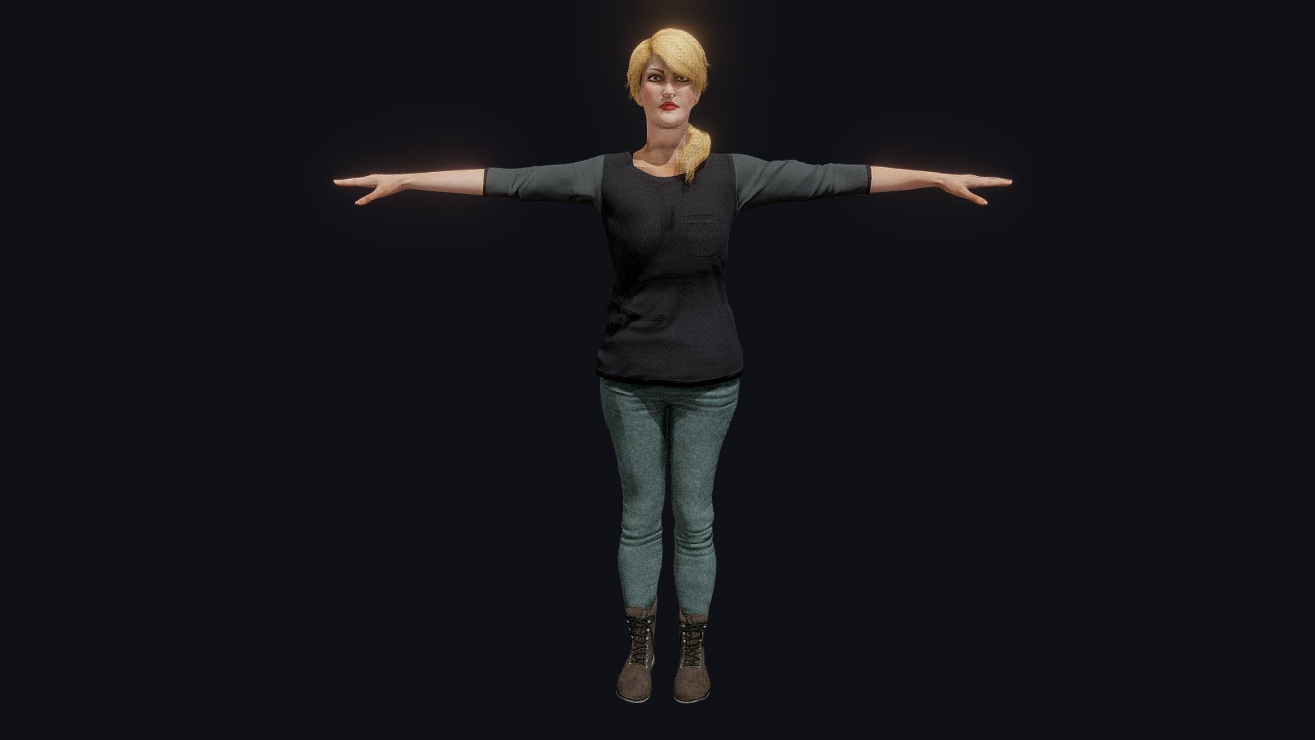 Realistic Character Zoe (Adobe Fuse CC)