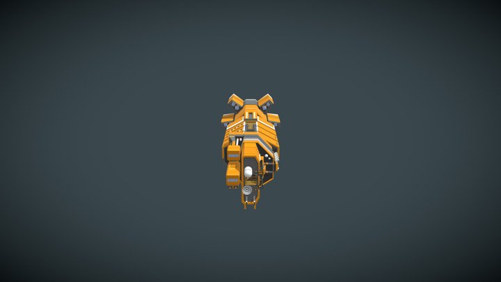 SPACE CARGPSHIP 3D Model